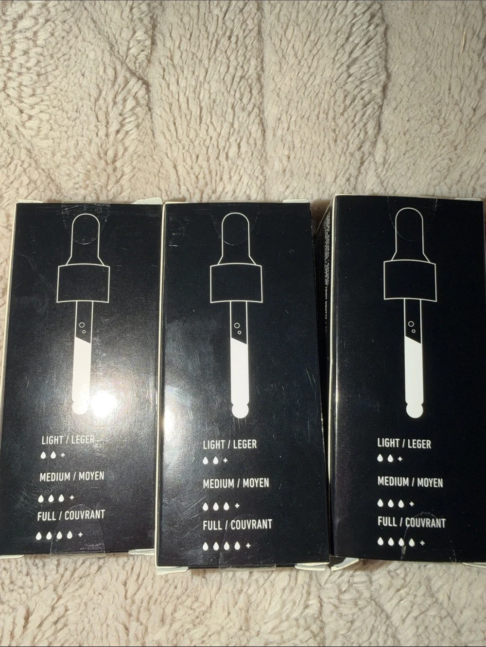 Lot of 3 NYX Total Control Drop Foundation 07 Natural Discontinued